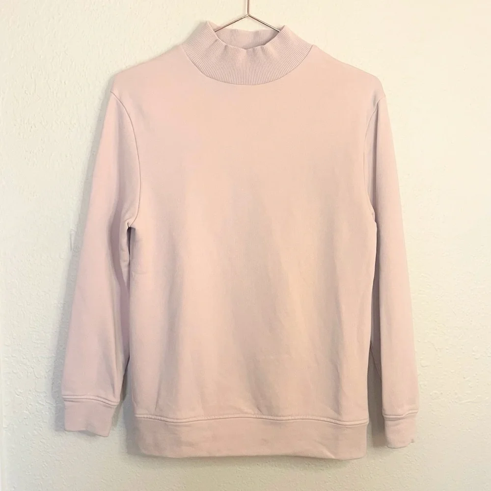 Varley Rochester Pink Cutout Back Sweatshirt Pilates Princess